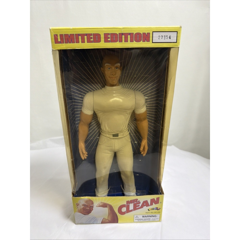 Vintage Noveltoy Mr. Clean Doll  Year 2000 NIB 2000 Sealed‎ Limited edition